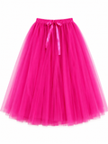 RESALE - Maxi-Tüllrock - pink
