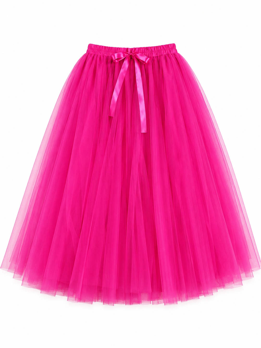 Maxi-Tüllrock - pink