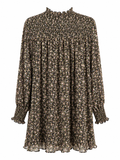 RESALE - Mini Blumen-Kleid - mehrfarbig