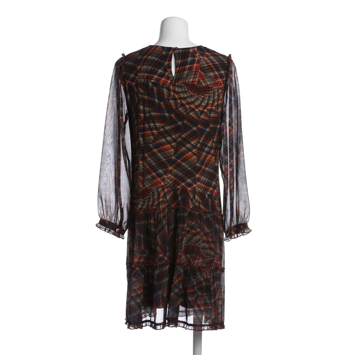 Elegantes Midikleid mit modernem Muster - Mehrfarbig