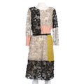 RESALE - Verspieltes Designer-Spitzenkleid mit Muster - Mehrfarbig