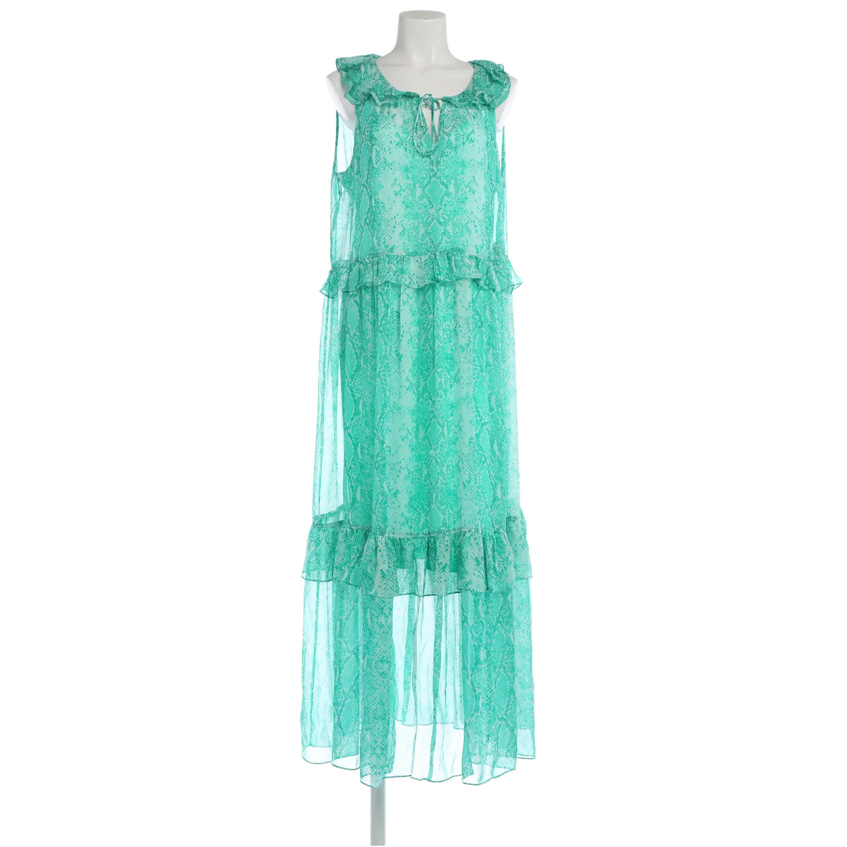 Elegantes Sommerkleid - Hellgrün/Türkis