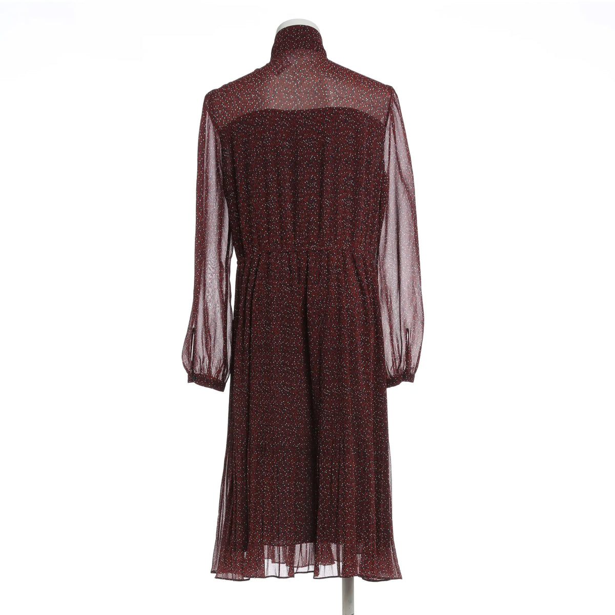Elegantes Midikleid für Damen - rot/dunkelblau