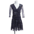 RESALE - Modernes Midikleid mit Print - dunkelblau/Blumenmuster