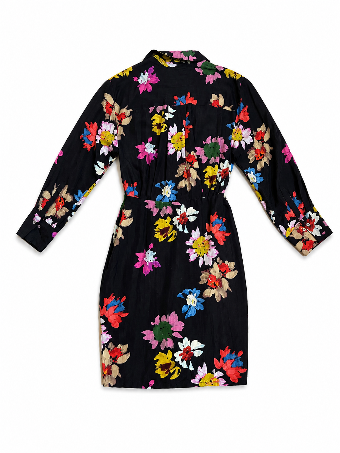 Cocktailkleid - Blumen-Muster
